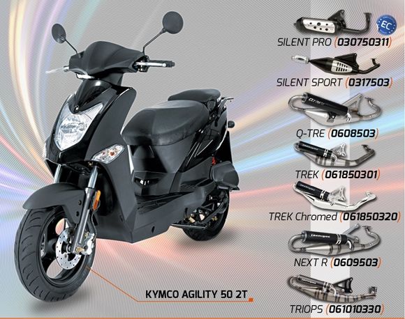 Gama Tecnigas para Kymco Agility 50 2T